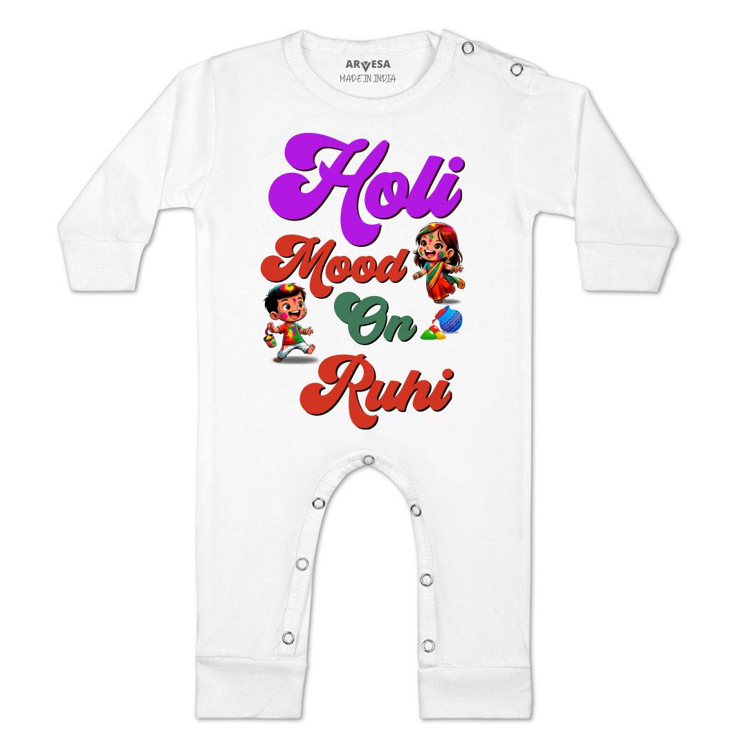 Arvesa Holi Mood On  Baby Boy & Girl Dress