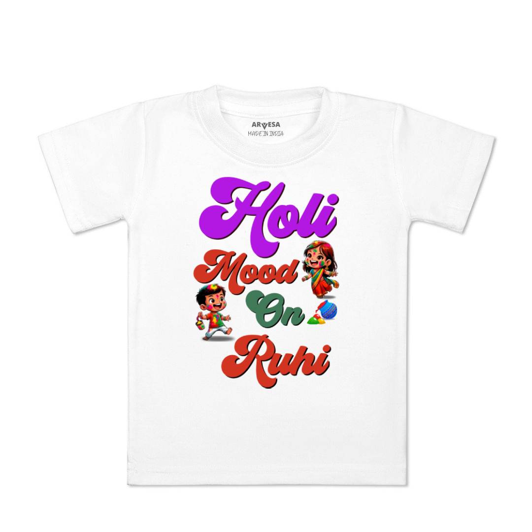 Arvesa Holi Mood On  Baby Boy & Girl Dress