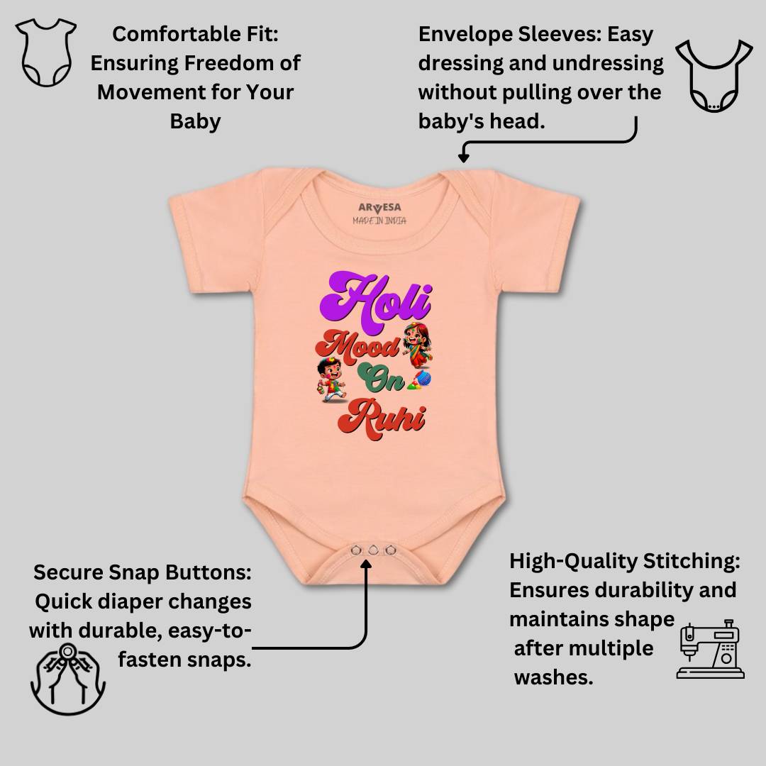 Arvesa Holi Mood On  Baby Boy & Girl Dress
