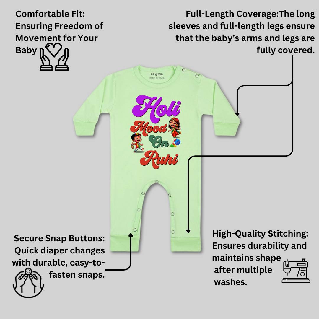 Arvesa Holi Mood On  Baby Boy & Girl Dress
