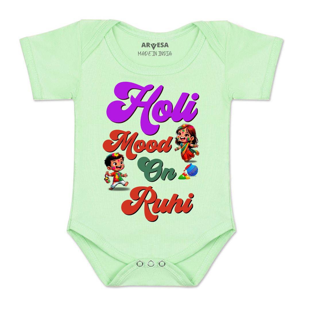 Arvesa Holi Mood On  Baby Boy & Girl Dress