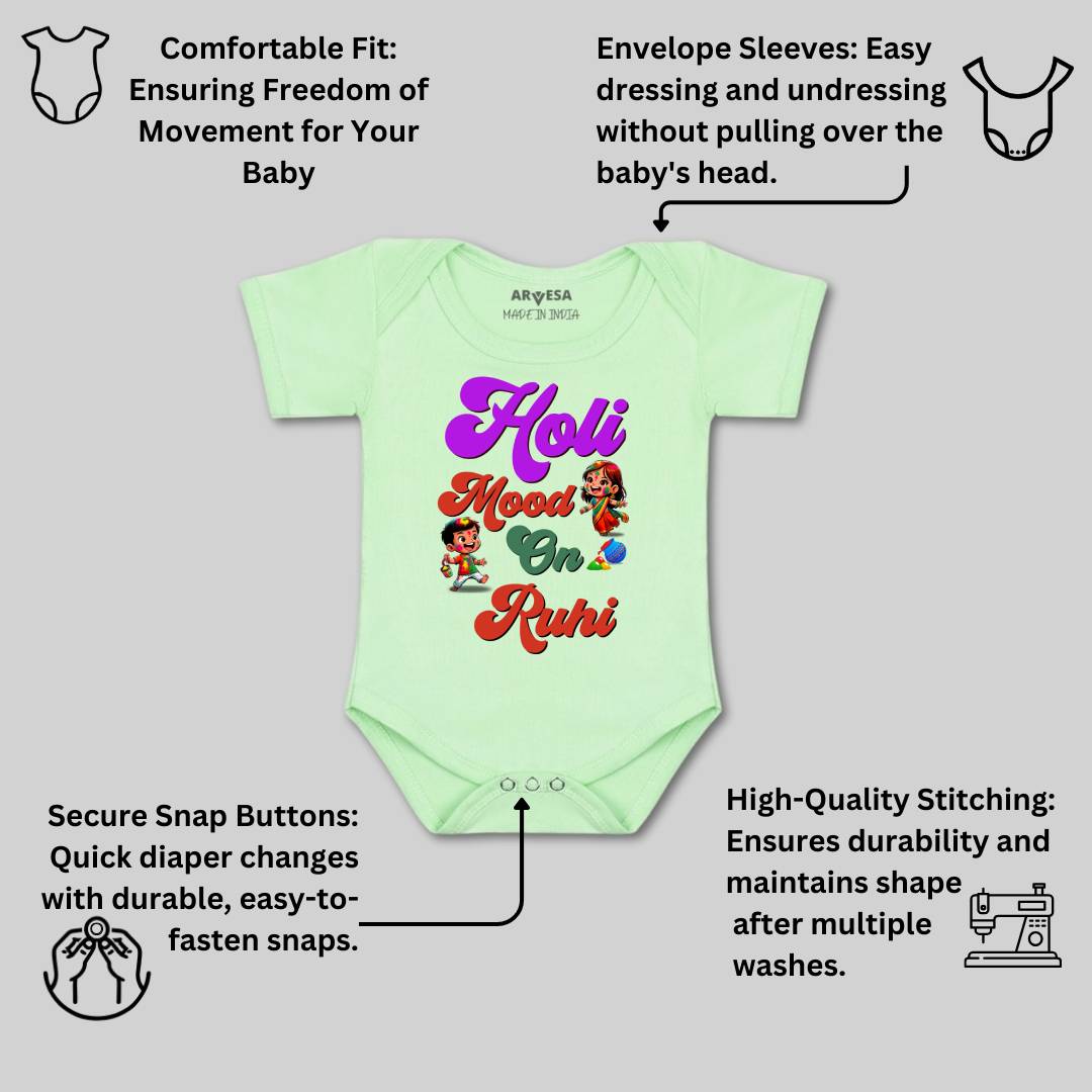 Arvesa Holi Mood On  Baby Boy & Girl Dress