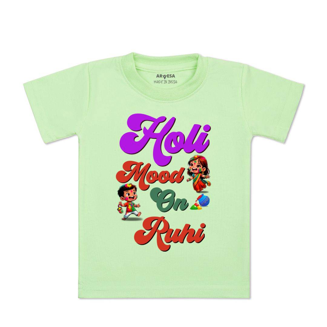 Arvesa Holi Mood On  Baby Boy & Girl Dress