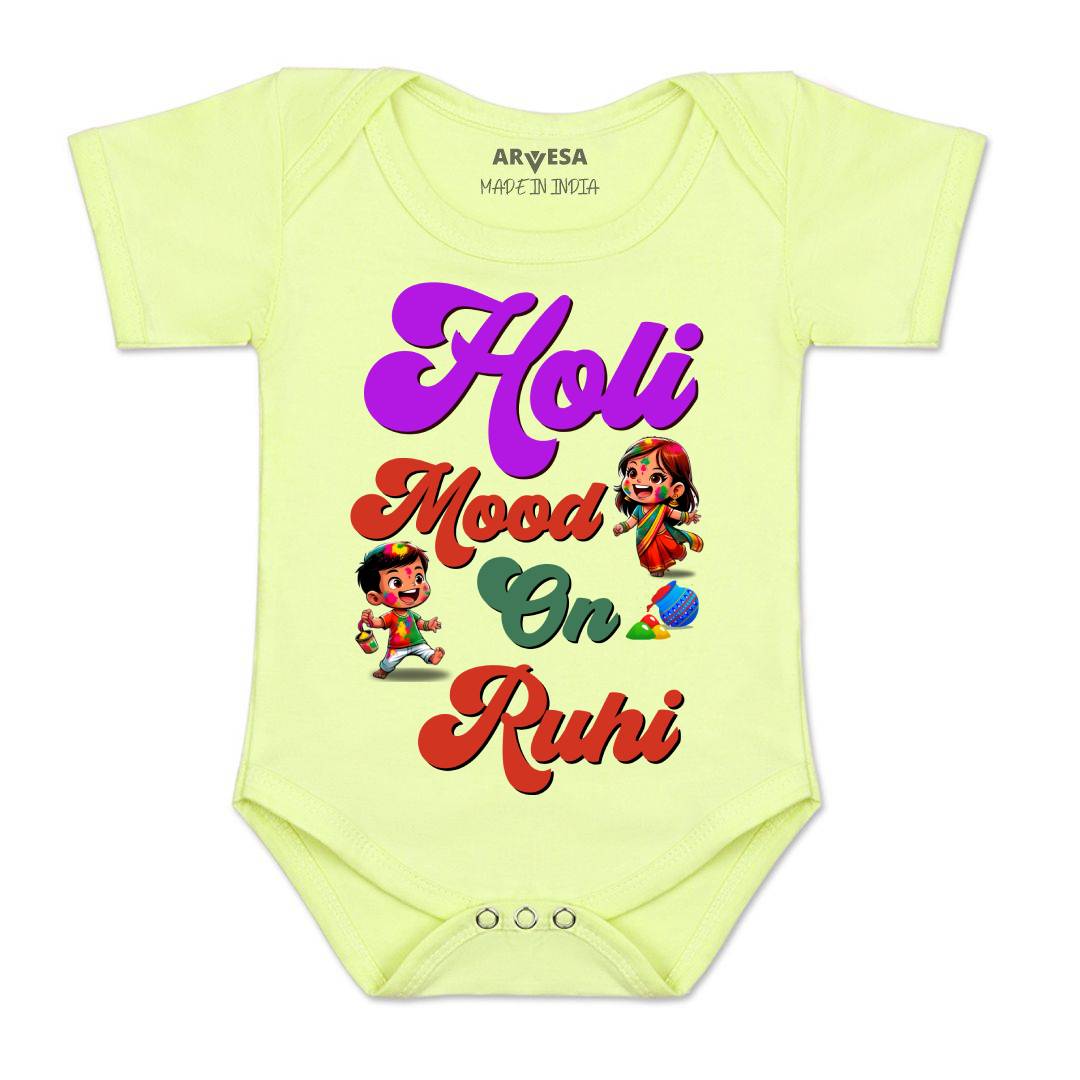 Arvesa Holi Mood On  Baby Boy & Girl Dress