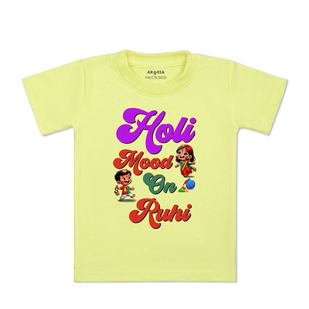 Arvesa Holi Mood On  Baby Boy & Girl Dress