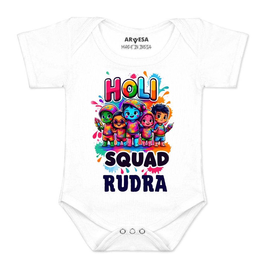 Arvesa Holi Squad  Baby Boy & Girl Dress
