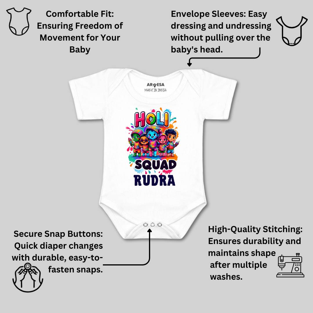 Arvesa Holi Squad  Baby Boy & Girl Dress