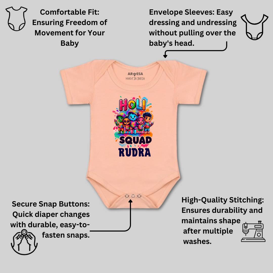 Arvesa Holi Squad  Baby Boy & Girl Dress