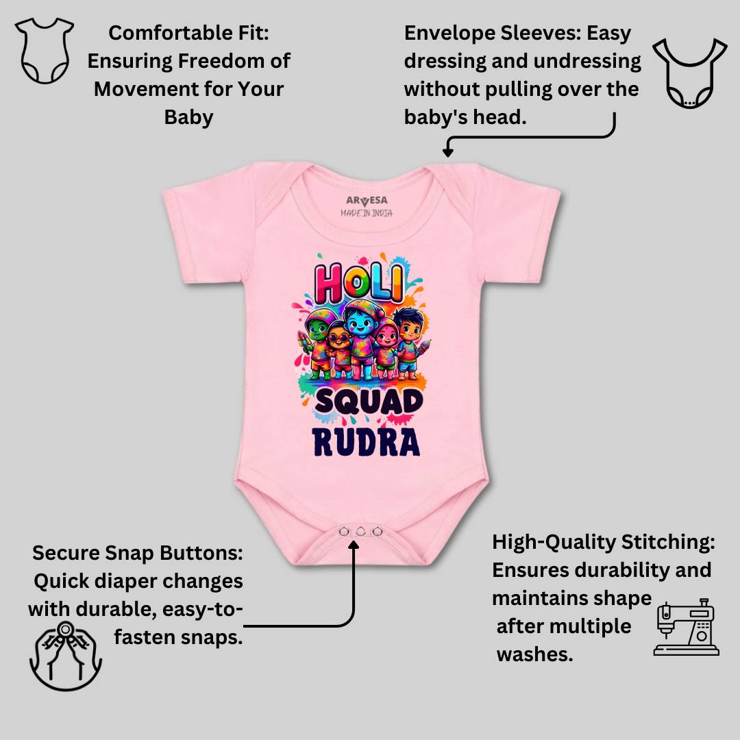 Arvesa Holi Squad  Baby Boy & Girl Dress
