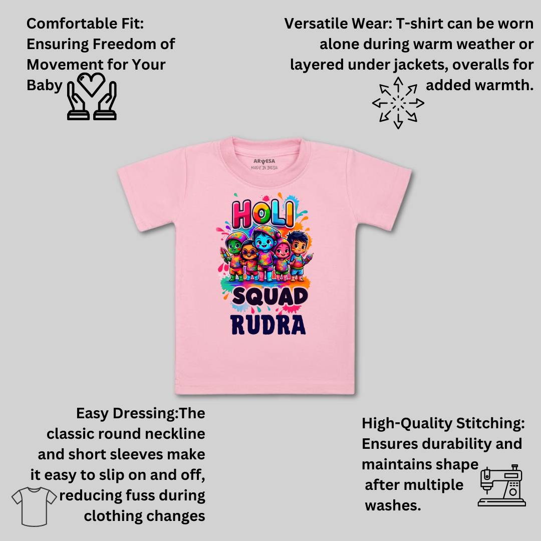 Arvesa Holi Squad  Baby Boy & Girl Dress