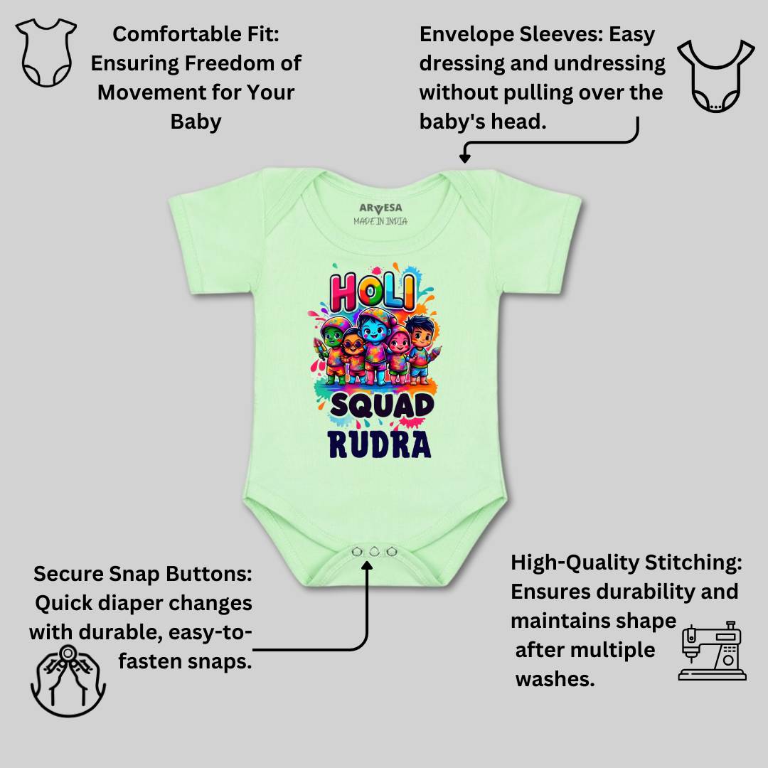 Arvesa Holi Squad  Baby Boy & Girl Dress