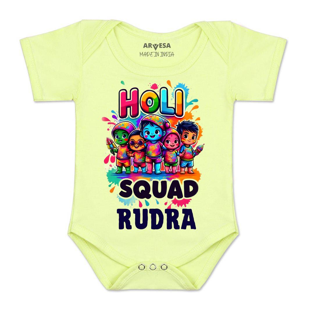 Arvesa Holi Squad  Baby Boy & Girl Dress