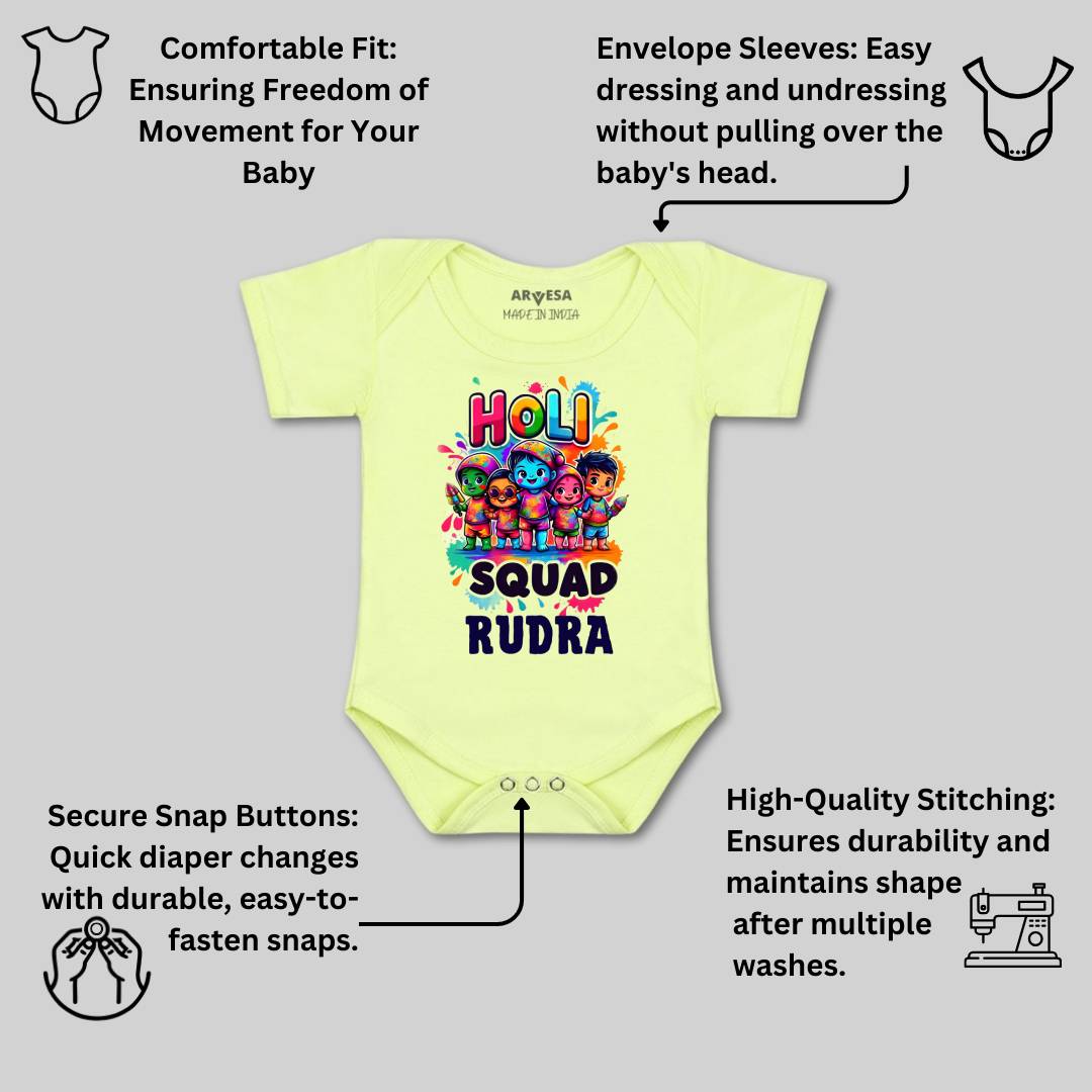 Arvesa Holi Squad  Baby Boy & Girl Dress
