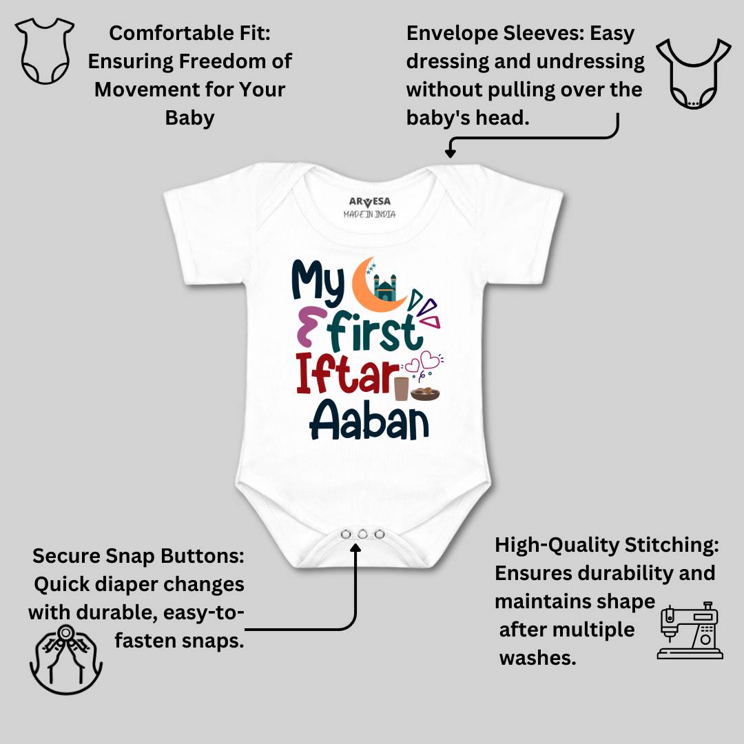 Arvesa My First Eid  Baby Boy & Girl Dress