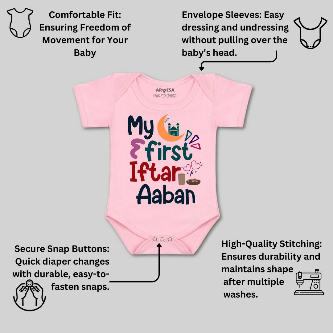 Arvesa My First Eid  Baby Boy & Girl Dress