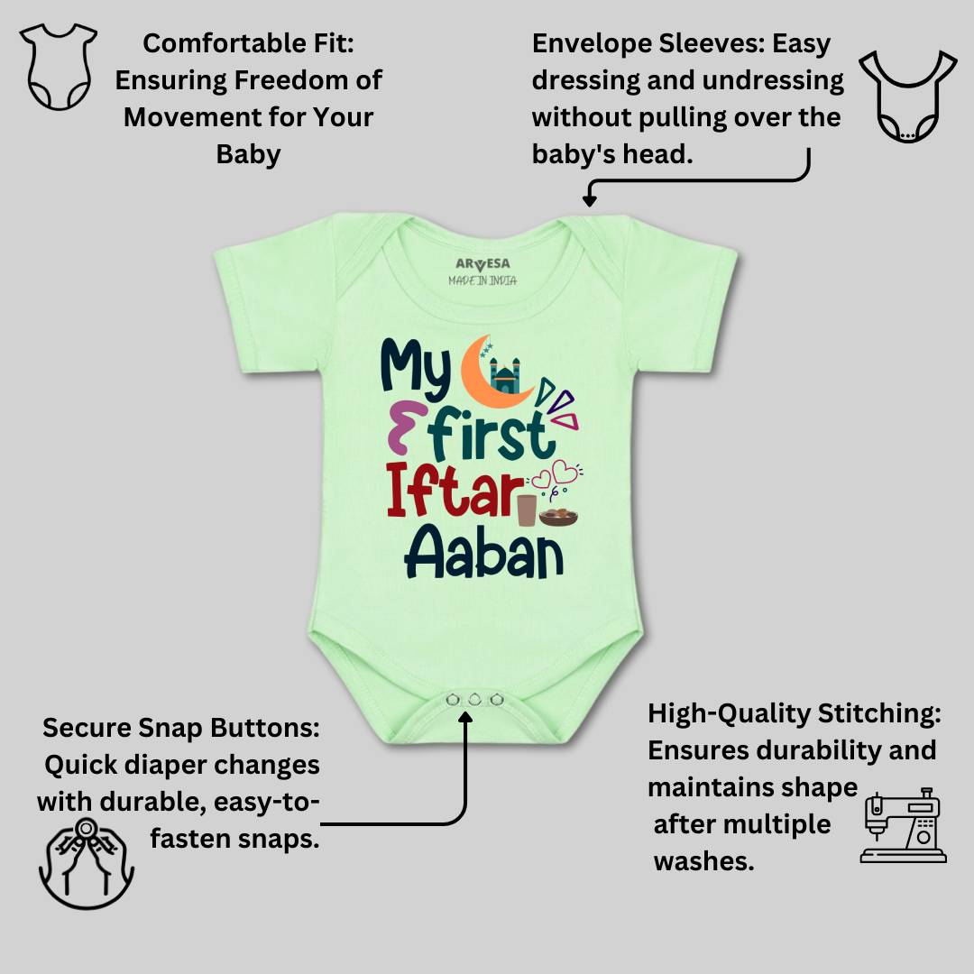 Arvesa My First Eid  Baby Boy & Girl Dress