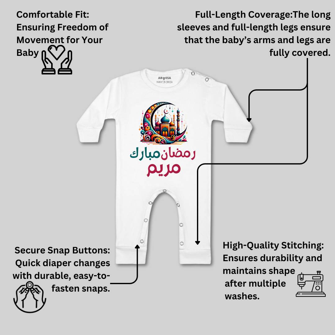 Arvesa My First Ramadan  Baby Boy & Girl Dress