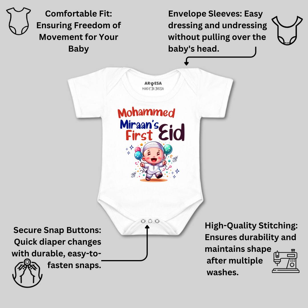 Arvesa My First Eid  Baby Boy & Girl Dress
