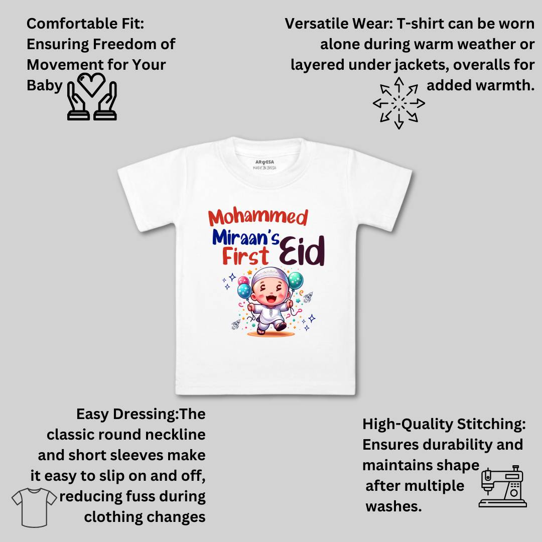 Arvesa My First Eid  Baby Boy & Girl Dress