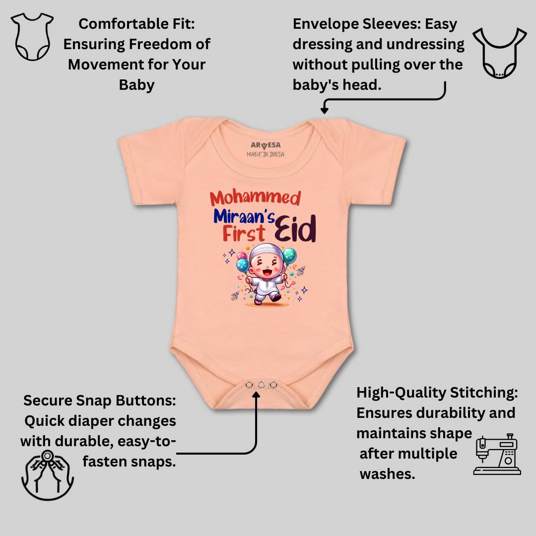 Arvesa My First Eid  Baby Boy & Girl Dress
