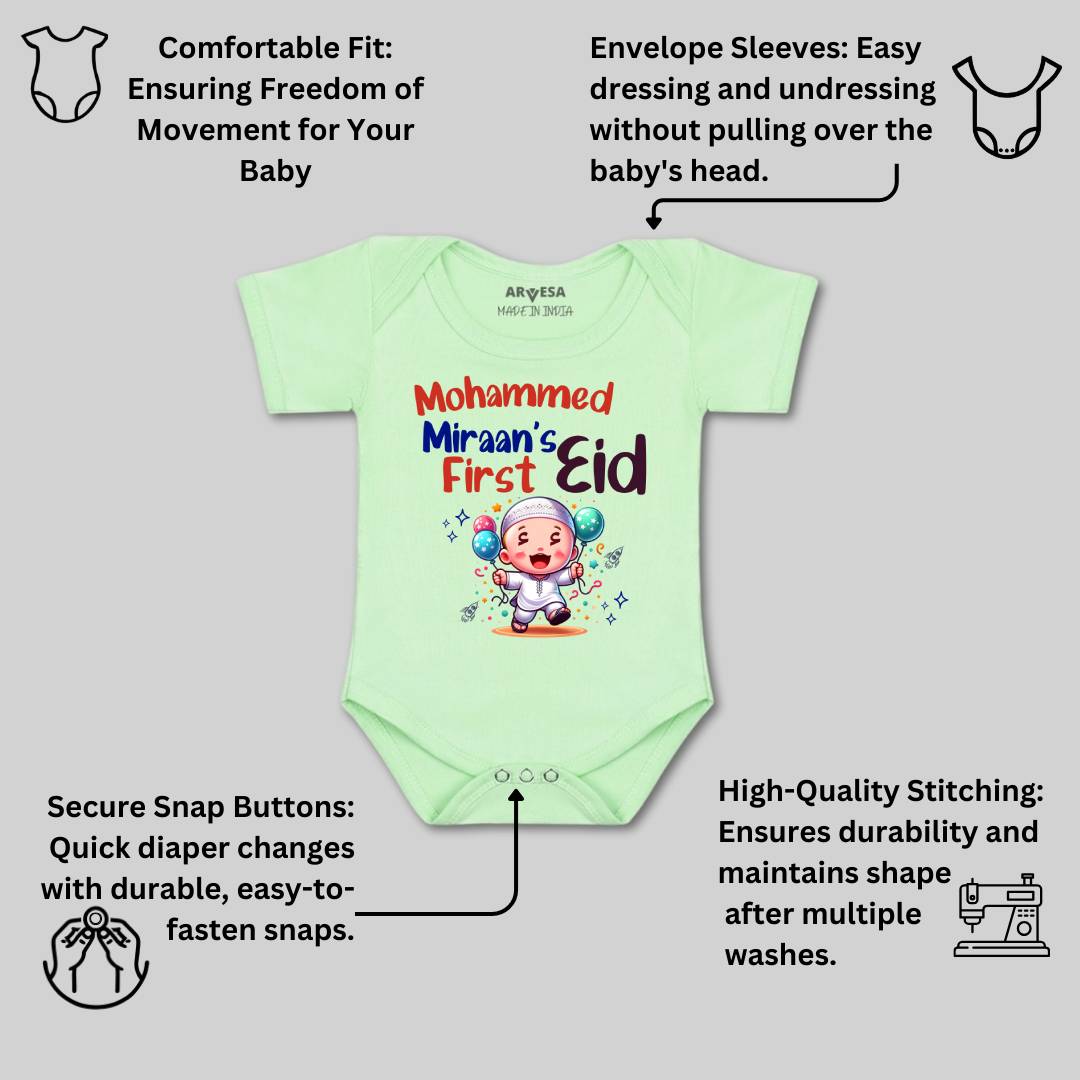 Arvesa My First Eid  Baby Boy & Girl Dress