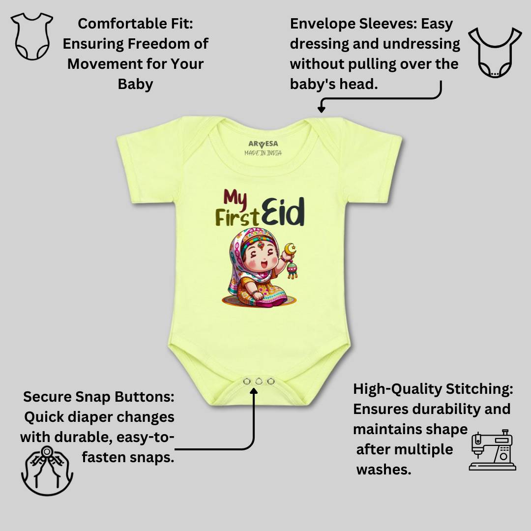 Arvesa Design-1578 Eid My First Baby Boy and Baby Girl Dress .
