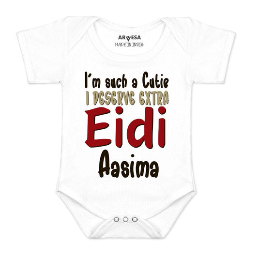 Arvesa I Deserve Extra Eidi  Baby Boy & Girl Dress
