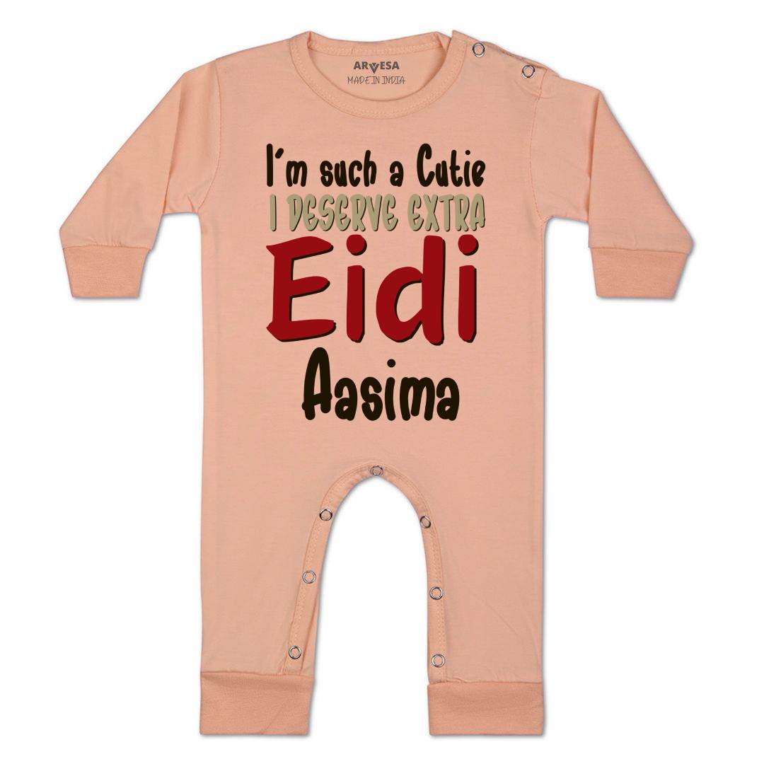 Arvesa I Deserve Extra Eidi  Baby Boy & Girl Dress