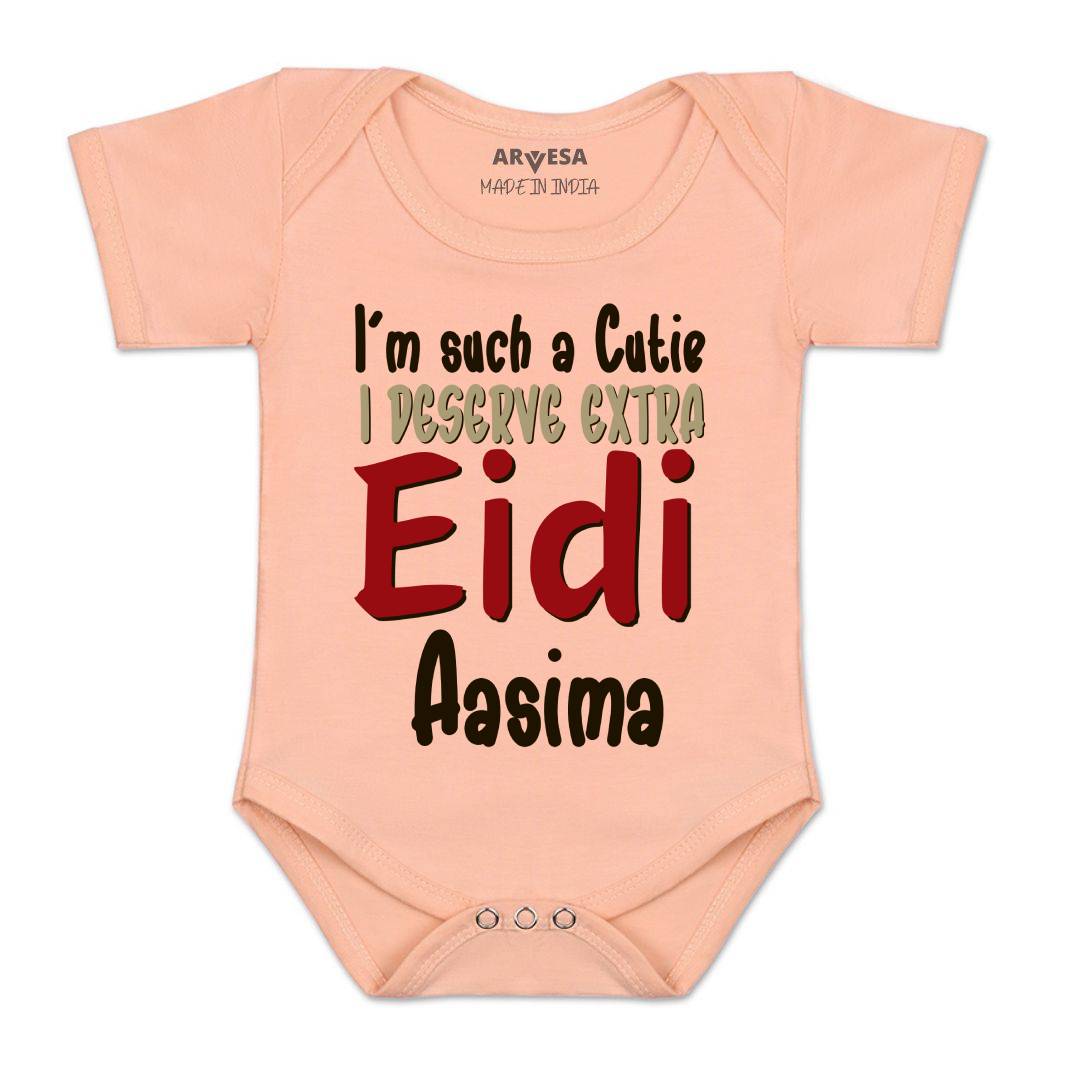 Arvesa I Deserve Extra Eidi  Baby Boy & Girl Dress