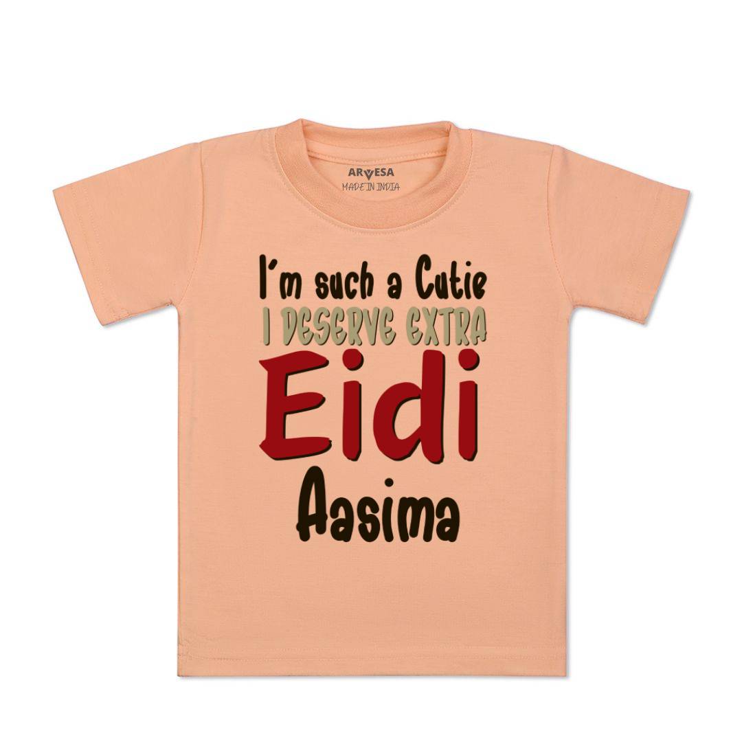 Arvesa I Deserve Extra Eidi  Baby Boy & Girl Dress