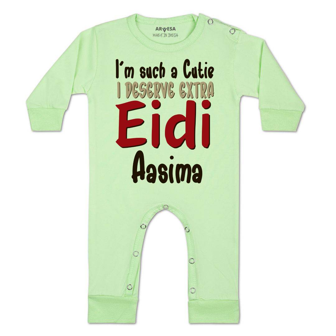 Arvesa I Deserve Extra Eidi  Baby Boy & Girl Dress