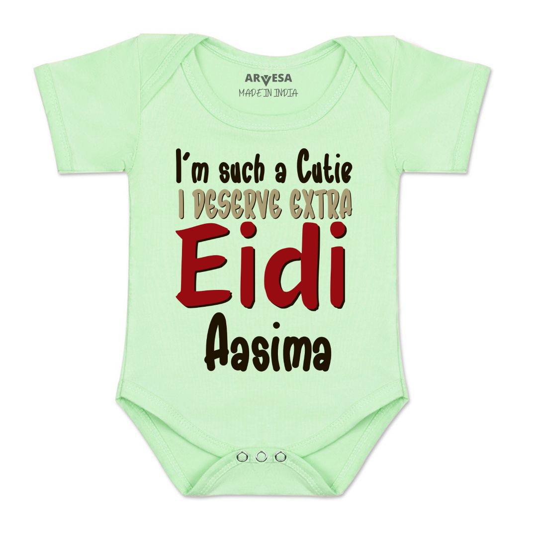 Arvesa I Deserve Extra Eidi  Baby Boy & Girl Dress