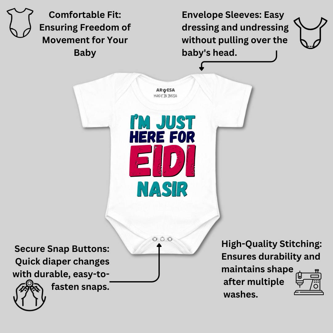 Arvesa Here For Eidi  Baby Boy & Girl Dress