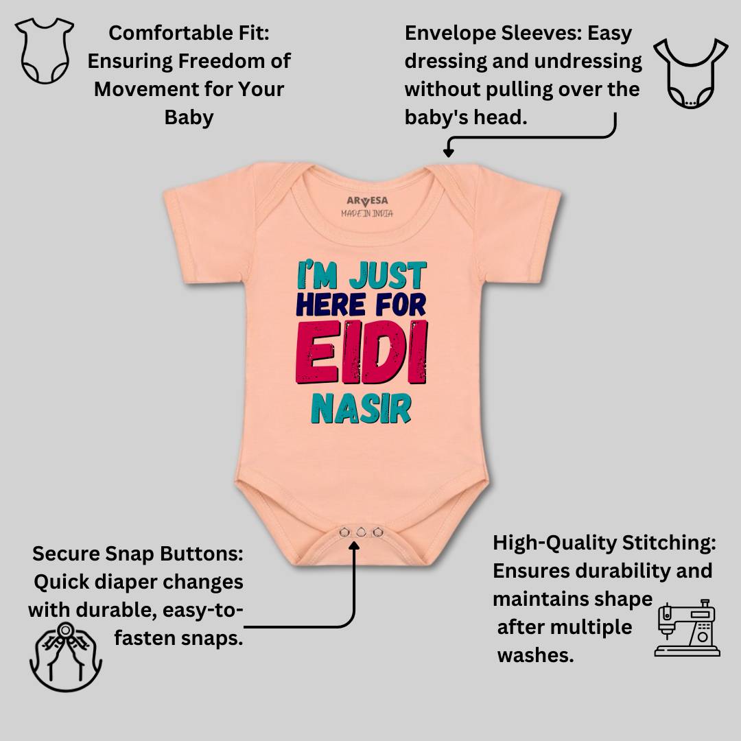 Arvesa Here For Eidi  Baby Boy & Girl Dress