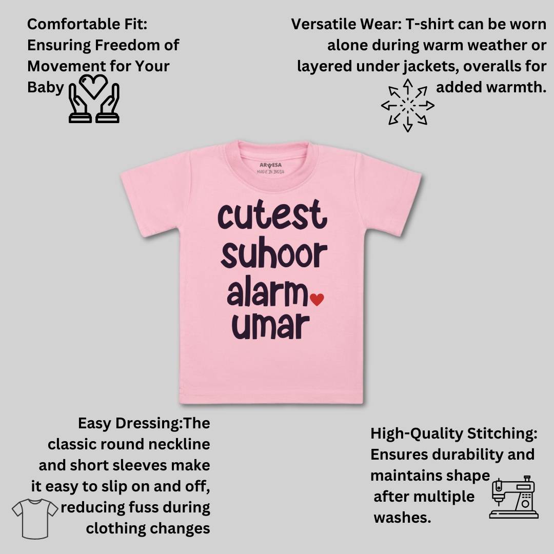 Arvesa Cutest Suhoor Alarm  Baby Boy & Girl Dress