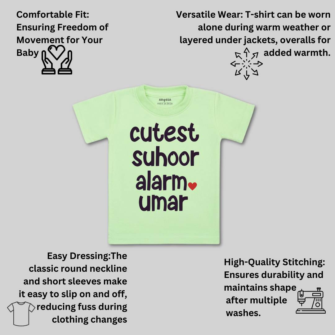 Arvesa Cutest Suhoor Alarm  Baby Boy & Girl Dress