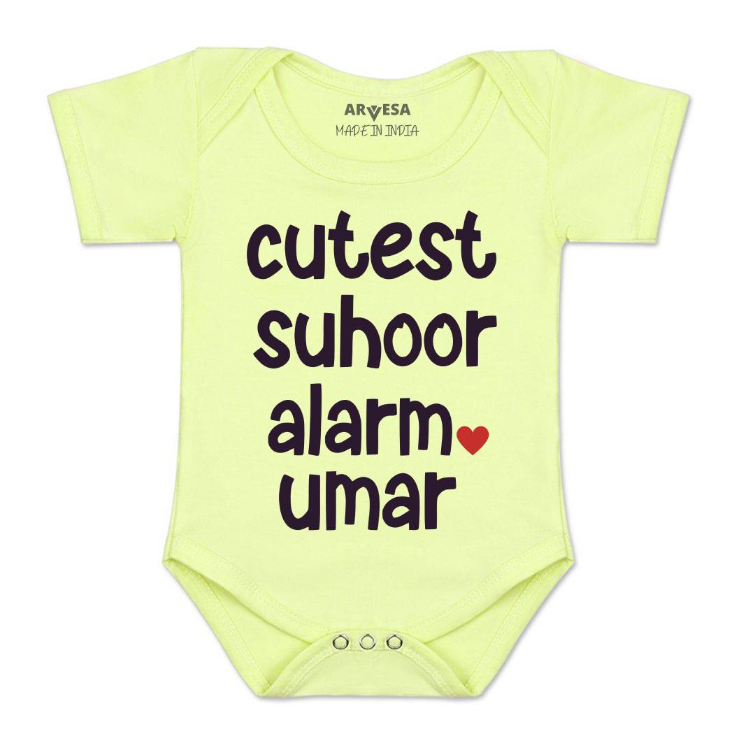 Arvesa Cutest Suhoor Alarm  Baby Boy & Girl Dress