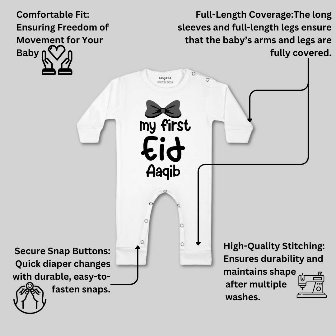 Arvesa My First Eid  Baby Boy & Girl Dress
