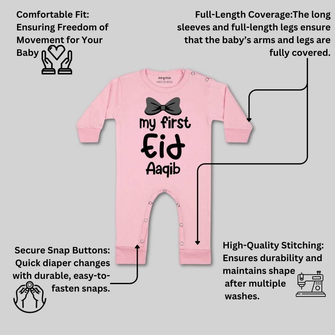 Arvesa My First Eid  Baby Boy & Girl Dress