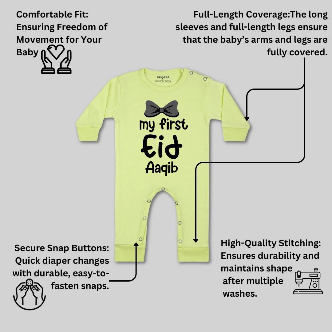 Arvesa My First Eid  Baby Boy & Girl Dress