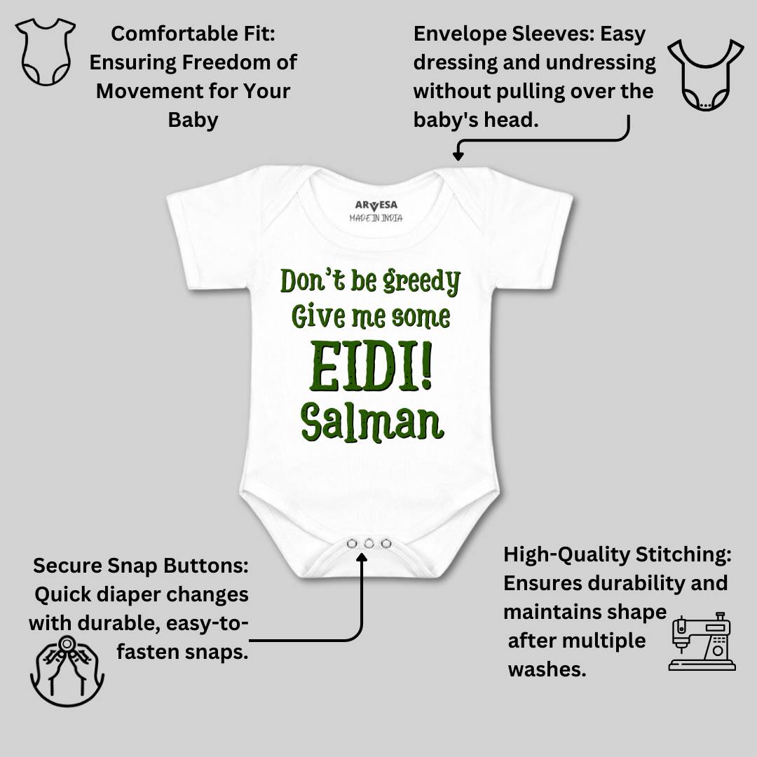 Arvesa Give Me Some Eidi  Baby Boy & Girl Dress