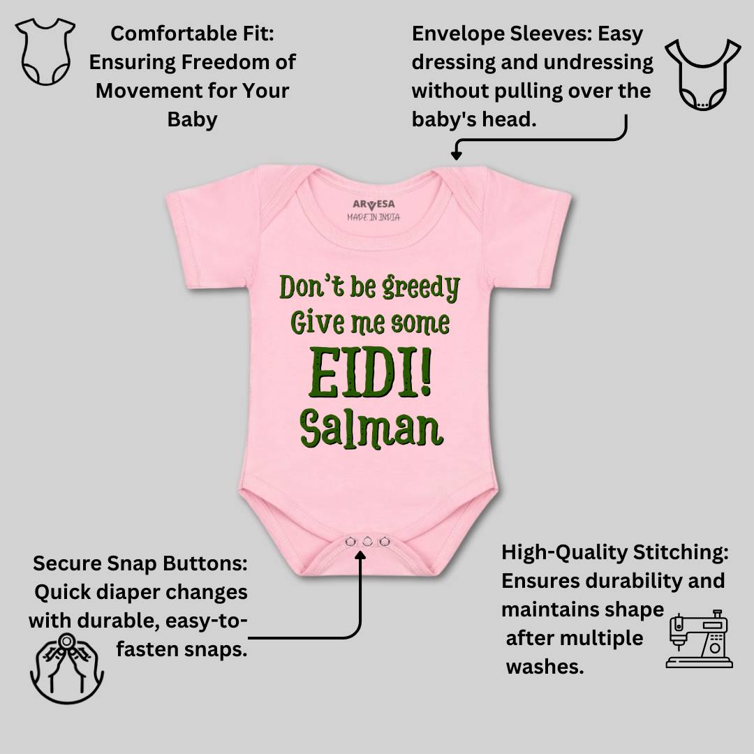 Arvesa Give Me Some Eidi  Baby Boy & Girl Dress