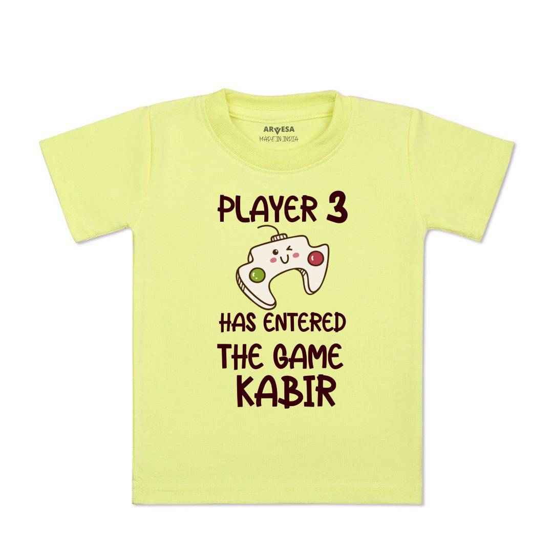 Arvesa Player 3 Entered The Game Baby Boy & Girl Dress