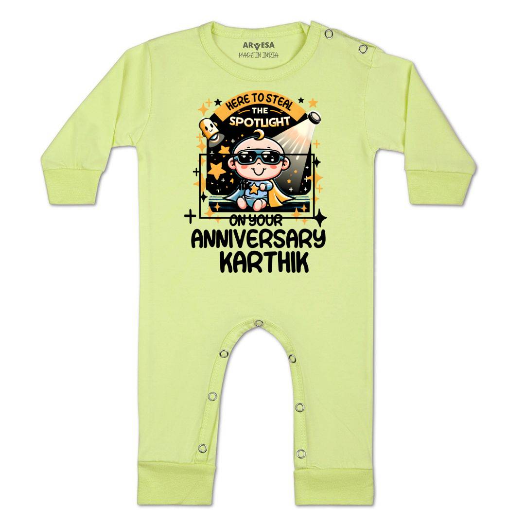 Arvesa First Anniversary With Mom And Dad Baby Boy & Girl Dress