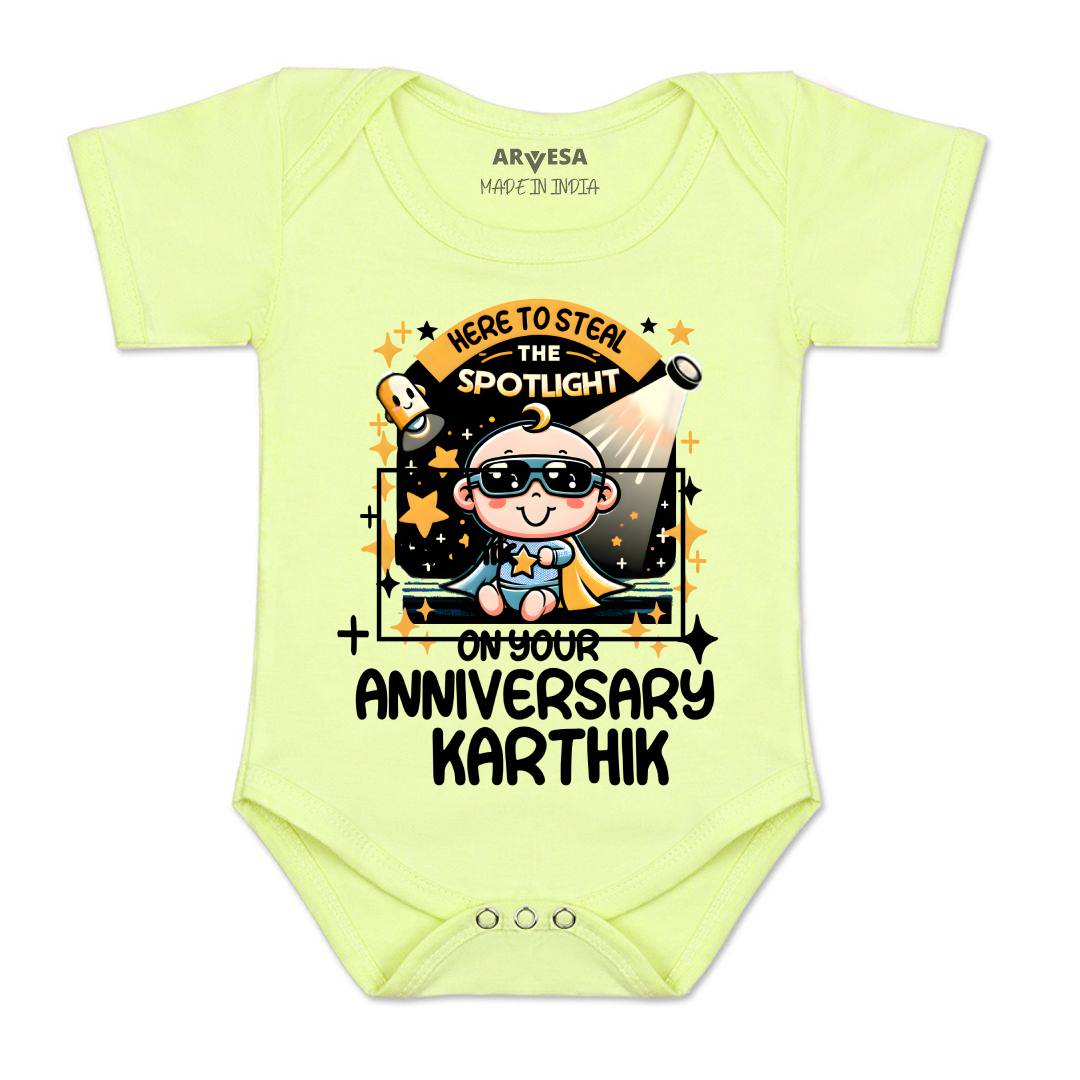 Arvesa First Anniversary With Mom And Dad Baby Boy & Girl Dress
