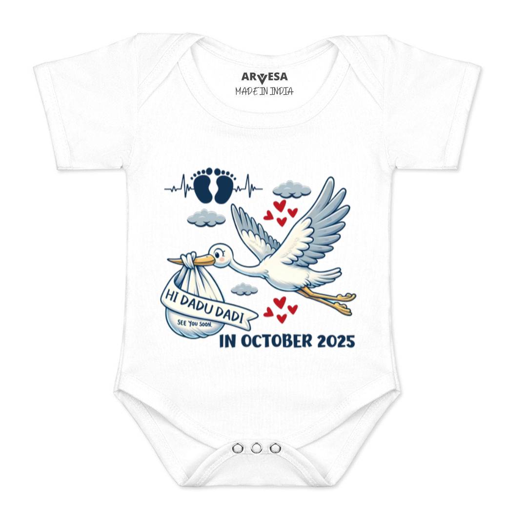 Arvesa I Dada Dadi See You Soon Baby Boy & Girl Dress