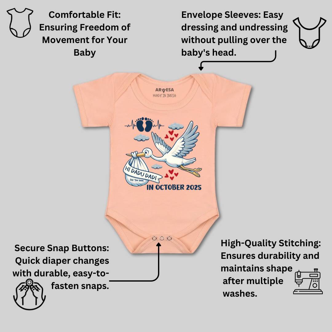 Arvesa I Dada Dadi See You Soon Baby Boy & Girl Dress
