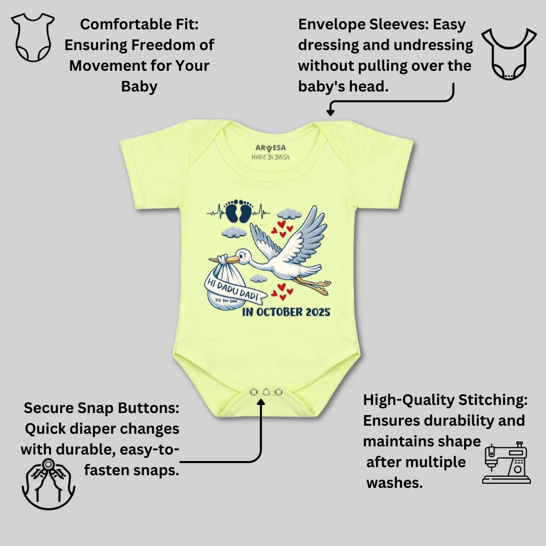 Arvesa I Dada Dadi See You Soon Baby Boy & Girl Dress