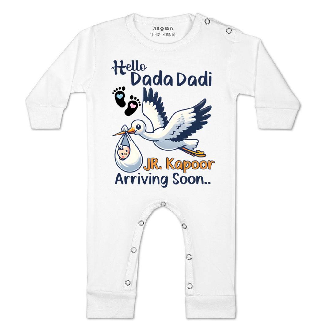 Arvesa I Dada Dadi See You Soon Baby Boy & Girl Dress