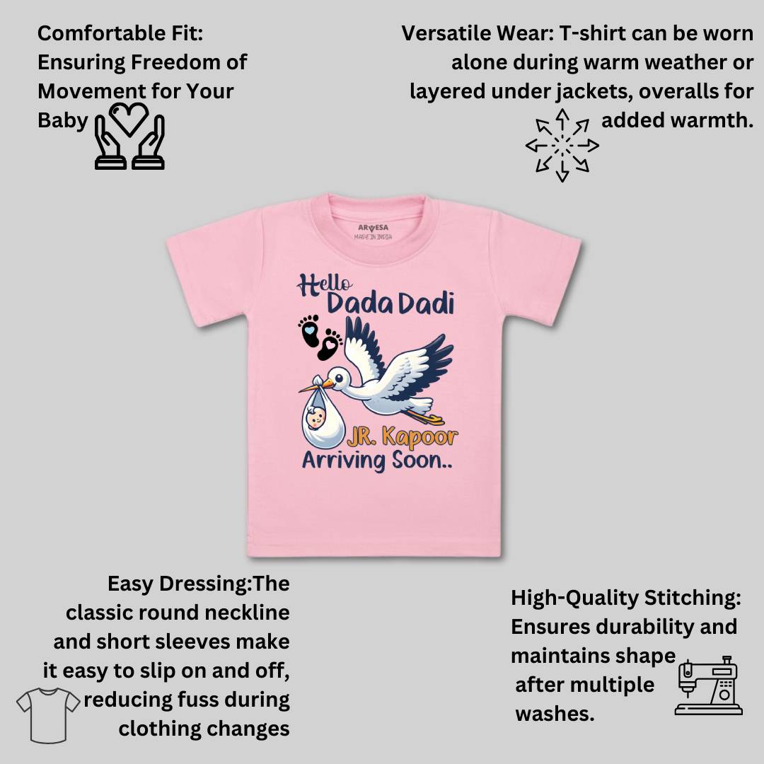 Arvesa I Dada Dadi See You Soon Baby Boy & Girl Dress